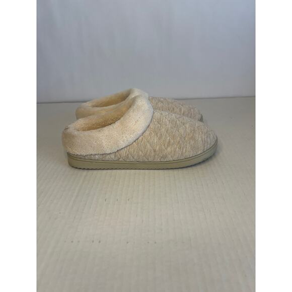 Dearfoams Cozy
Comfort Women Quilted Jersey Clog slippers Ivory Heather Gray - Picture 4 of 8